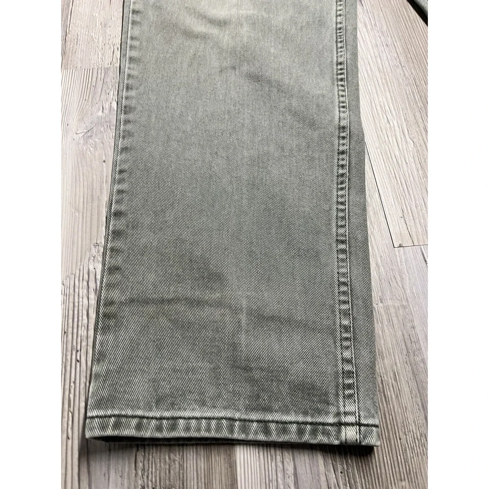 VINTAGE EDDIE‎ BAUER JEANS Mens 42x34 Relaxed Outdoor Gray Denim Workwear USA